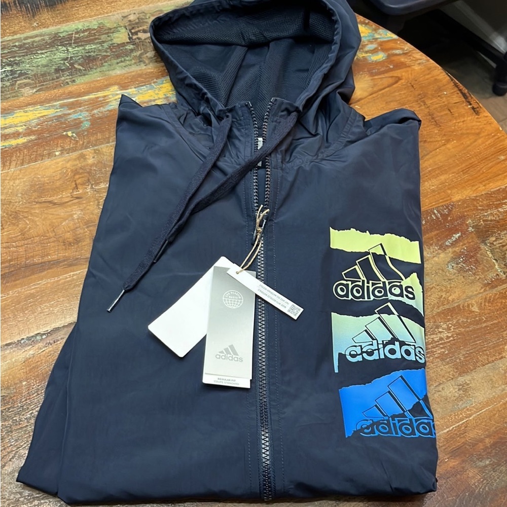 NWT Adidas Rain Jacket